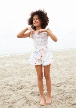 Rainbow Hearts Tank Shorts Set -Lola + The Boys rainbow hearts tank shorts set lola the boys 29590504472678