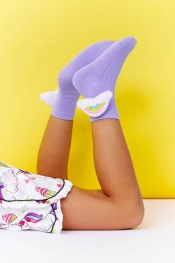 Rainbow Plushie Socks