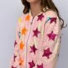Rainbow Stars Sequin Bomber -Lola + The Boys rainbow stars sequin bomber lola the boys 29284122525798
