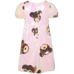 Sequin Bear Dress -Lola + The Boys sequin bear dress lola the boys 29618301534310