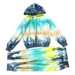Lola + The Boys -Lola + The Boys set abstract tie dye set navy lola the boys 28198062260326