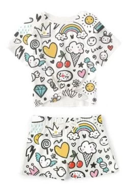 Doodle Sticker Set 9 Doodle Sticker Set -Lola + The Boys set doodle sticker set lola the boys 28654946648166