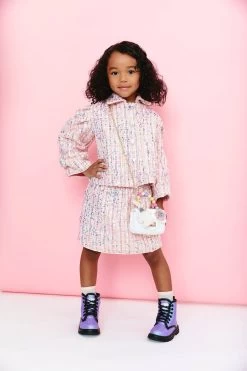 Pink Coco Sequin Tweed Suit -Lola + The Boys set pink coco sequin tweed suit lola the boys 29466171539558