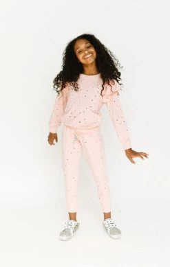 Rainbow Crystal Ruffle Jogger Set -Lola + The Boys set rainbow crystal ruffle jogger set lola the boys 29628019605606