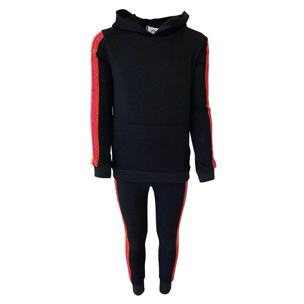 Sequin Rainbow Hoodie Track Set 8 Sequin Rainbow Hoodie Track Set - Image 6