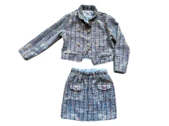 Sky Blue Coco Sequin Suit -Lola + The Boys set sky blue coco sequin suit lola the boys 29416711553126