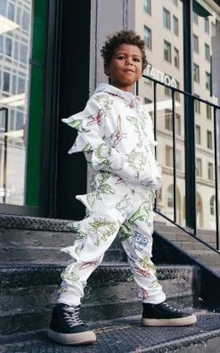 Dino Doodle Jogger Set -Lola + The Boys sets dino doodle jogger set lola the boys 29686608625766