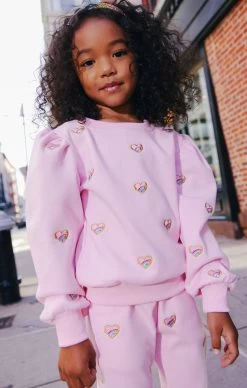 Embroidered Heart All Over Set -Lola + The Boys sets embroidered heart all over set lola the boys 29686604562534