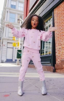 Embroidered Heart All Over Set -Lola + The Boys sets embroidered heart all over set lola the boys 29686604824678