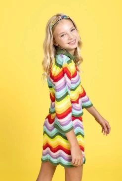 Rainbow Bright Knit Set -Lola + The Boys sets rainbow bright knit set lola the boys 29660091383910