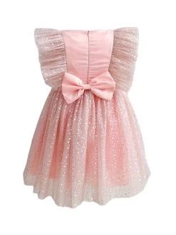 Shimmer Crystal Stars Tulle Dress -Lola + The Boys shimmer crystal stars tulle dress lola the boys 29606440534118