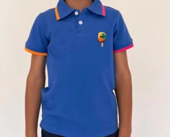 Tropical Popsicle Polo -Lola + The Boys shirts tops tropical popsicle polo lola the boys 29038482161766