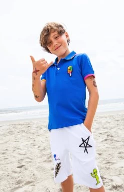 Tropical Popsicle Polo -Lola + The Boys shirts tops tropical popsicle polo lola the boys 29585874550886