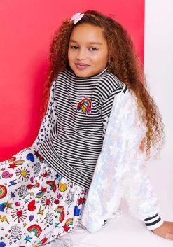 Happy Graffiti Pleated Skirt -Lola + The Boys skirt happy graffiti pleated skirt lola the boys 29350551060582