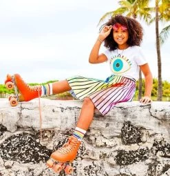 Ombre Stripe Midi Skirt 15 Ombre Stripe Midi Skirt -Lola + The Boys skirt ombre stripe midi skirt lola the boys 28723428720742