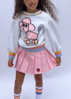 Strawberry Tennis Skirt -Lola + The Boys skirt strawberry tennis skirt lola the boys 29125868978278