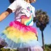 Rainbow Tutu Skirt -Lola + The Boys skirts rainbow tutu skirt lola the boys 28105817358438
