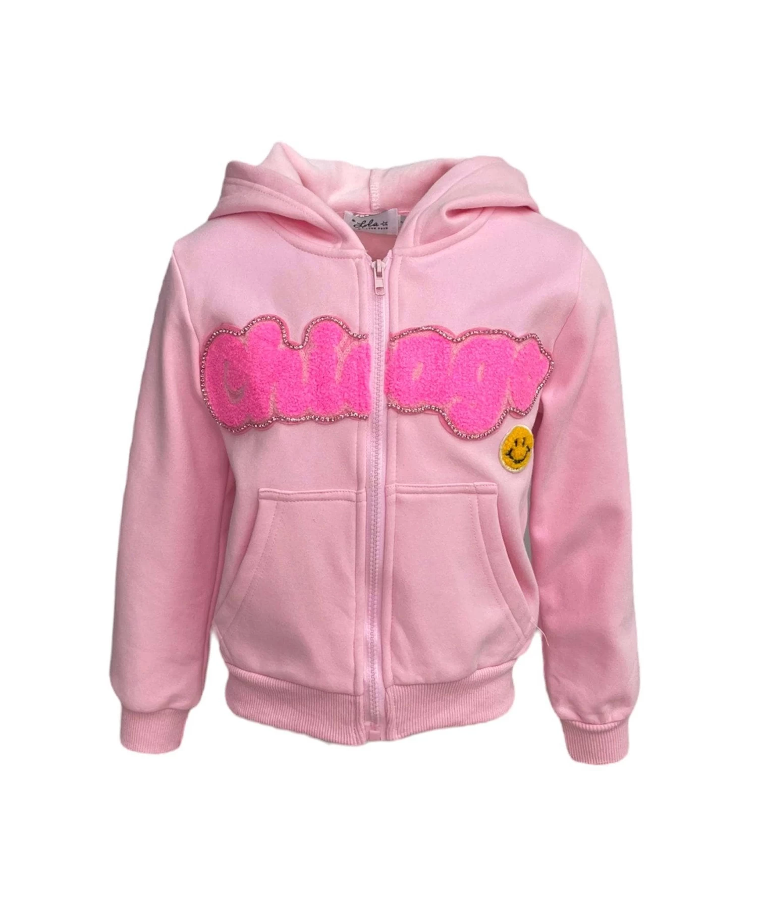 Pinkie Crystal Chicago Hoodie 7 Pinkie Crystal Chicago Hoodie - Image 5