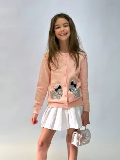 Sparkle Bunny Cardigan -Lola + The Boys sparkle bunny cardigan lola the boys 29578644095078
