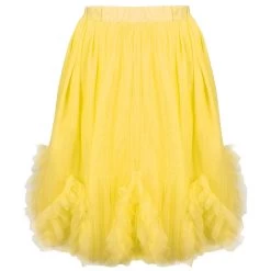 Sunny Tulle Ruffle Midi Skirt -Lola + The Boys sunny tulle ruffle midi skirt lola the boys 29618989072486