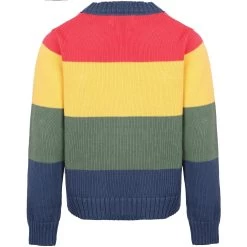 Color Block Teddy Cardigan -Lola + The Boys sweaters sweatshirts color block teddy cardigan lola the boys 29618345738342