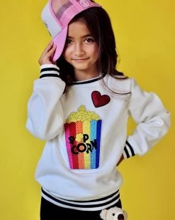 Girls I Love Popcorn Sweatshirt