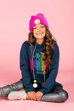 Smiles & Poms Hoodie 6 Smiles & Poms Hoodie -Lola + The Boys sweaters sweatshirts smiles poms hoodie lola the boys 29300493090918