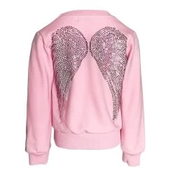 Sweet Angel Wing Sweatshirt -Lola + The Boys sweaters sweatshirts sweet angel wing sweatshirt lola the boys 28580144185446