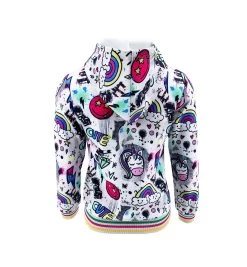 Unicorn Graffiti Hoodie -Lola + The Boys sweaters sweatshirts unicorn graffiti sweatshirt lola the boys 29396833108070