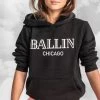 Women's Ballin Chicago Hoodie -Lola + The Boys sweaters sweatshirts women s ballin chicago hoodie lola the boys 29099516231782