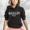 Womens Ballin Paris Hoodie -Lola + The Boys sweaters sweatshirts womens ballin paris hoodie lola the boys 29500354756710