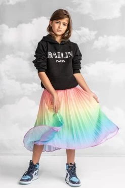 Womens Ballin Paris Hoodie -Lola + The Boys sweaters sweatshirts womens ballin paris hoodie lola the boys 29500354822246