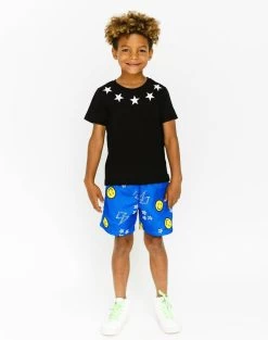 Cool Doodle Swim Shorts -Lola + The Boys swimwear cool doodle swim shorts lola the boys 29627967307878