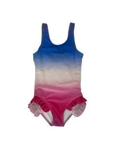 Ombre Ruffle Swim -Lola + The Boys swimwear ombre ruffle swim lola the boys 29635602448486