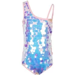 Paillette Mermaid Swimsuit -Lola + The Boys swimwear paillette mermaid swimsuit lola the boys 29618915442790