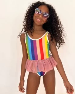 Rainbow Tutu Swimsuit