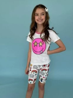 Emoji Starry Eyes Tee 10 Emoji Starry Eyes Tee -Lola + The Boys t shirts emoji starry eyes tee lola the boys 29610346840166