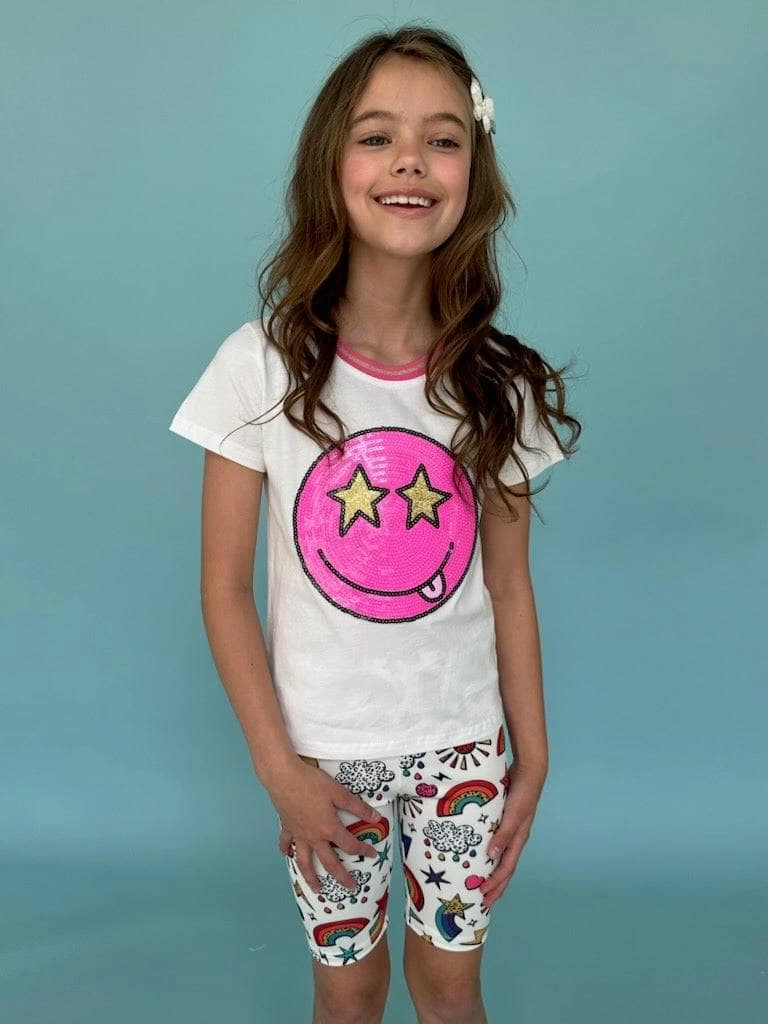 Emoji Starry Eyes Tee 5 Emoji Starry Eyes Tee - Image 3