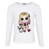 Doll And Cat Long Sleeve Shirt -Lola + The Boys tees doll and cat long sleeve shirt lola the boys 29593206718566