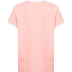 Peach Ice Cream Ringer T-Shirt -Lola + The Boys tees peach ice cream ringer t shirt lola the boys 29618920980582