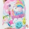 Tie Dye Patch Unicorn Sweater -Lola + The Boys tie dye patch unicorn sweater lola the boys 29488809803878