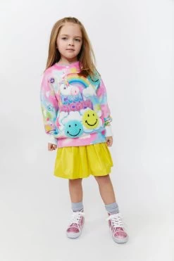 Tie Dye Patch Unicorn Sweater -Lola + The Boys tie dye patch unicorn sweater lola the boys 29488809869414