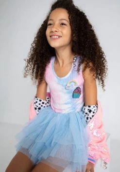 Tie Dye Rainbow Cupcake Tutu Dress -Lola + The Boys tie dye rainbow cupcake tutu dress lola the boys 28840997683302