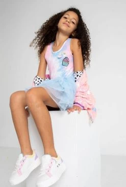 Tie Dye Rainbow Cupcake Tutu Dress -Lola + The Boys tie dye rainbow cupcake tutu dress lola the boys 28840997748838