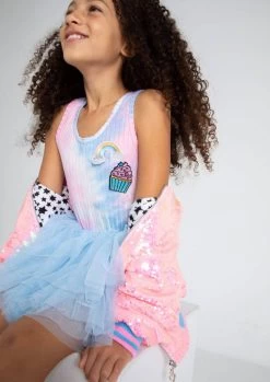 Tie Dye Rainbow Cupcake Tutu Dress -Lola + The Boys tie dye rainbow cupcake tutu dress lola the boys 28840997912678