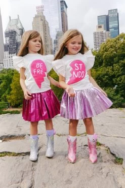 Best Friends T-shirts -Lola + The Boys tops best friends t shirts lola the boys 29647440511078