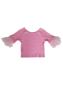 Lola Feather Baby Tee 13 Lola Feather Baby Tee -Lola + The Boys tops lola feather baby tee lola the boys 29658684293222