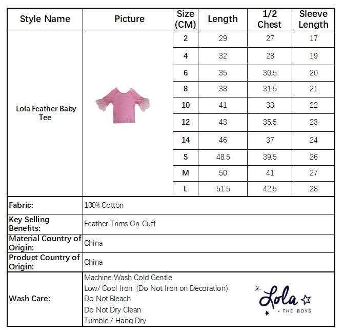 Lola Feather Baby Tee 9 Lola Feather Baby Tee - Image 7