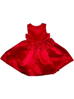 Veronica Satin Bow Dress -Lola + The Boys veronica satin bow dress lola the boys 29416999977062