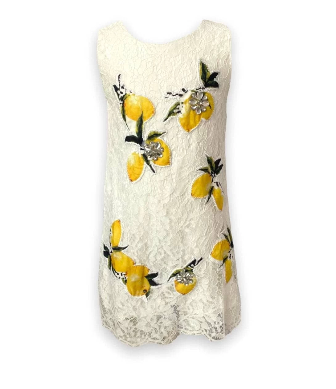 Women’s Crystal Lemon Lace Dress 7 Women’s Crystal Lemon Lace Dress - Image 5